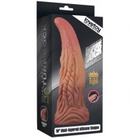 Фаллос-язычок с рельефным стволом Lovetoy Nature Cock Tongue 25 см