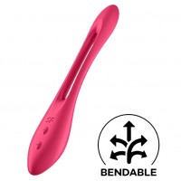Многофункциональный вибратор для пар с гибкой основой Satisfyer Elastic Joy Red Многофункциональный вибратор для пар с гибкой основой Satisfyer Elastic Joy Red