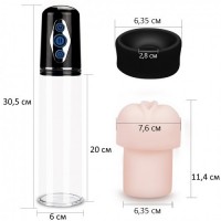 Вакуумная помпа автоматическая Maximizer Worx Elite Rechargeable Pump с мягкой насадкой Вакуумная помпа автоматическая Maximizer Worx Elite Rechargeable Pump с мягкой насадкой