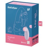 Перезаряжаемый смарт-стимулятор с вибрацией Satisfyer Tropical Tip