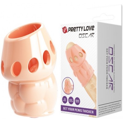 Рельефная насадка с открытой головкой  Pretty Love Oscar Body