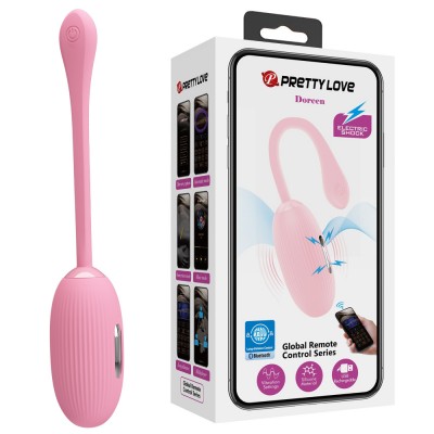 Смарт-виброяйцо Pretty Love Doreen с электростимуляцией розовое
