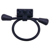 Лассо на пенис с клиторальным вибростимулятором Silicone Cock Ring