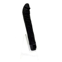 Черный вибратор из силикона Rouge Noir 19 см
