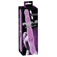 Вибратор сиреневого цвета с поступательными движениями Push it