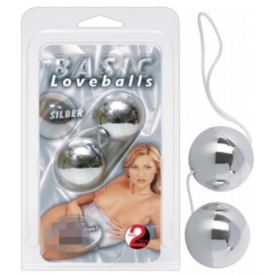 Вагинальные шарики со смещенным центром тяжести Basic Loveballs