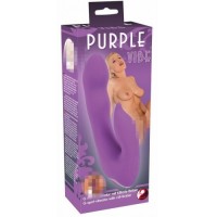 Вибратор с клиторальным стимулятором Purple Vibe Вибратор с клиторальным стимулятором Purple Vibe