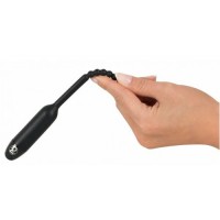 Рельефный вибротимулятор уретры Silicon Dilator Pearl