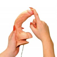 Вибратор реалистик на присоске Hey Chica Вибратор реалистик на присоске Hey Chica