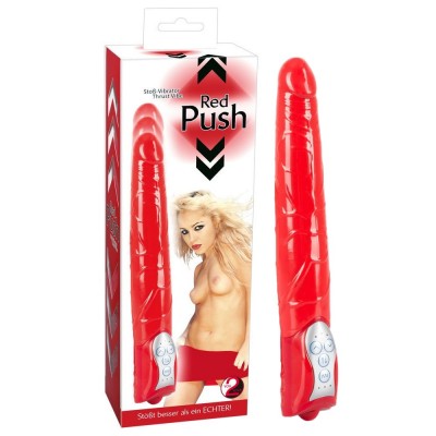 Вибратор с поступательными движениями Red Push Вибратор с поступательными движениями Red Push