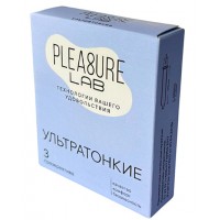 Ультратонкие презервативы Pleasure Lab 3 шт Ультратонкие презервативы Pleasure Lab 3 шт