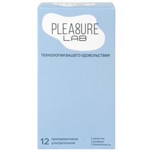 Ультратонкие презервативы Pleasure Lab 12 шт