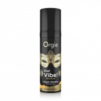 Съедобный гель с вибрацией Orgie dual vibe со вкусом коктейля Pina Colada 15мл
