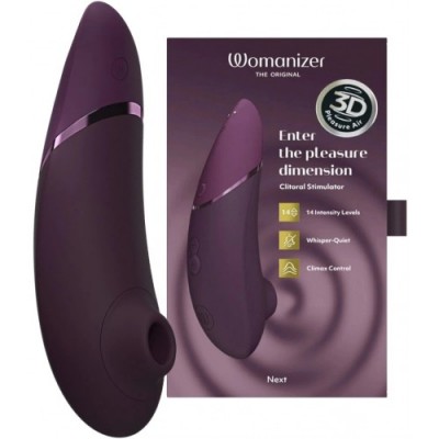 Бесконтактный вакуумно-волновой стимулятор клитора Womanizer Next фиолетовый WZNE1SG4 Бесконтактный вакуумно-волновой стимулятор клитора Womanizer Next фиолетовый WZNE1SG4