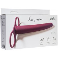 Насадка для двойного проникновения Pure Passion Gimlet бордовая