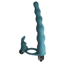 Вибронасадка для двойного проникновения Pure Passion Bunny Green
