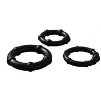 Набор эрекционных колец Babooom Ring Set Black 3 шт