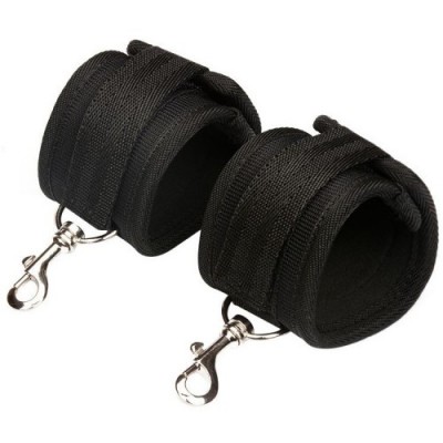 Наручники черного цвета с липучкой