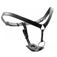 Ремень для страпона с анальной и вагинальной втулками