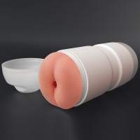 Мастурбатор попа в колбе с вибрацией Sex In A Can Vibra Anus Tunnel