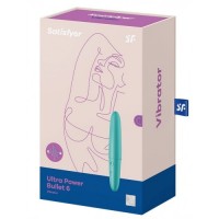 Мини-вибратор Satisfyer Ultra Power Bullet 6 бирюзовый Мини-вибратор Satisfyer Ultra Power Bullet 6 бирюзовый