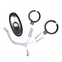 Эрекционное кольцо с кольцом для мошонки и функцией электростимуляции Man Power Эрекционное кольцо с кольцом для мошонки и функцией электростимуляции Man Power