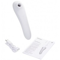 Клиторальный смарт-стимулятор с вибрацией Satisfyer Dual Pleasure белый
