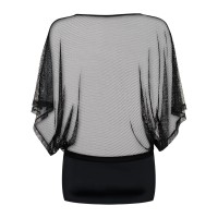 Эротичное черное платье и трусики-стринги Punker S/M