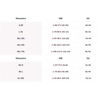 Откровенный трусики с доступом и белыми жемчужинами Pearlove XS/S