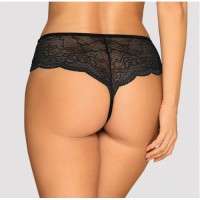 Откровенный трусики с доступом и белыми жемчужинами Pearlove XS/S