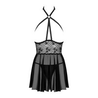 Пикантный бэби-долл с открытой грудью и стрингами Nettsy S/M Пикантный бэби-долл с открытой грудью и стрингами Nettsy S/M