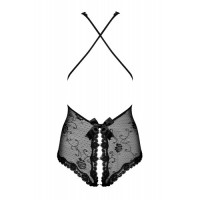 Эротичное кружевное боди с пикантным доступом Fiorenta L/XL