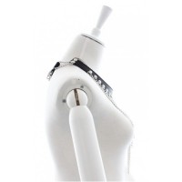 Чёрный ошейник с цепочками Чёрный ошейник с цепочками