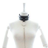 Ошейник БДСМ с кольцом и шипами Ошейник БДСМ с кольцом и шипами