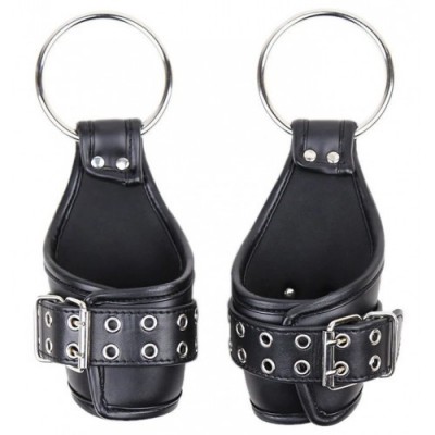 Черные БДСМ фиксаторы на запястья Черные БДСМ фиксаторы на запястья