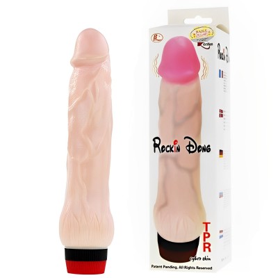 Вибратор с ярковыраженными венами Rockin Dong 22 см