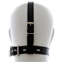 БДСМ маска на лицо с кляпом-затычкой