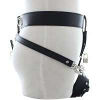 Мужской пояс верности на цепях с замком Мужской пояс верности на цепях с замком