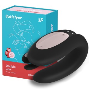 Смарт-стимулятор для пар Satisfyer Double Joy Partner Vibrator черный
