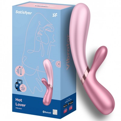 Смарт-вибратор с функцией нагрева Satisfyer Hot Lover розовый Смарт-вибратор с функцией нагрева Satisfyer Hot Lover розовый