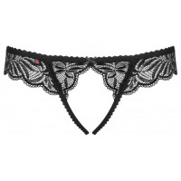 Пикантные кружевные трусики с открытым доступом Contica L/XL Пикантные кружевные трусики с открытым доступом Contica L/XL