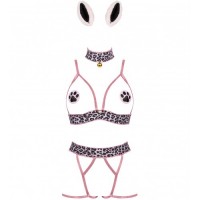 Эротический комплект игривой кошечки Catriny L/XL Эротический комплект игривой кошечки Catriny L/XL