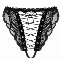 Сексуальные стринги со шнуровкой и открытым доступом Sedila L/XL Сексуальные стринги со шнуровкой и открытым доступом Sedila L/XL