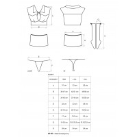 Комплект Соблазнительная студентка S/M Комплект Соблазнительная студентка S/M