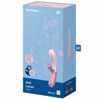 Смарт-вибратор с функцией нагрева Satisfyer Hot Lover розовый Смарт-вибратор с функцией нагрева Satisfyer Hot Lover розовый