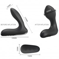 Вибромассажер простаты с функцией расширения и с пультом ДУ Pretty Love Nasreddin Вибромассажер простаты с функцией расширения и с пультом ДУ Pretty Love Nasreddin