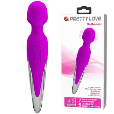 Мощный вибромассажер Pretty Love Nathaniel с 7 режимами вибрации Мощный вибромассажер Pretty Love Nathaniel с 7 режимами вибрации