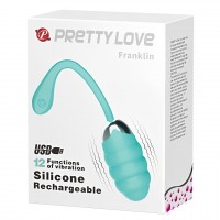 Перезаряжаемое виброяйцо Pretty Love Franklin мятное