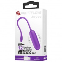 Классическое перезаряжаемое виброяйцо Pretty Love Joyce сиреневое Классическое перезаряжаемое виброяйцо Pretty Love Joyce сиреневое