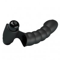 Вибронасадка на палец с клиторальным стимулятором Pretty Love Alexander